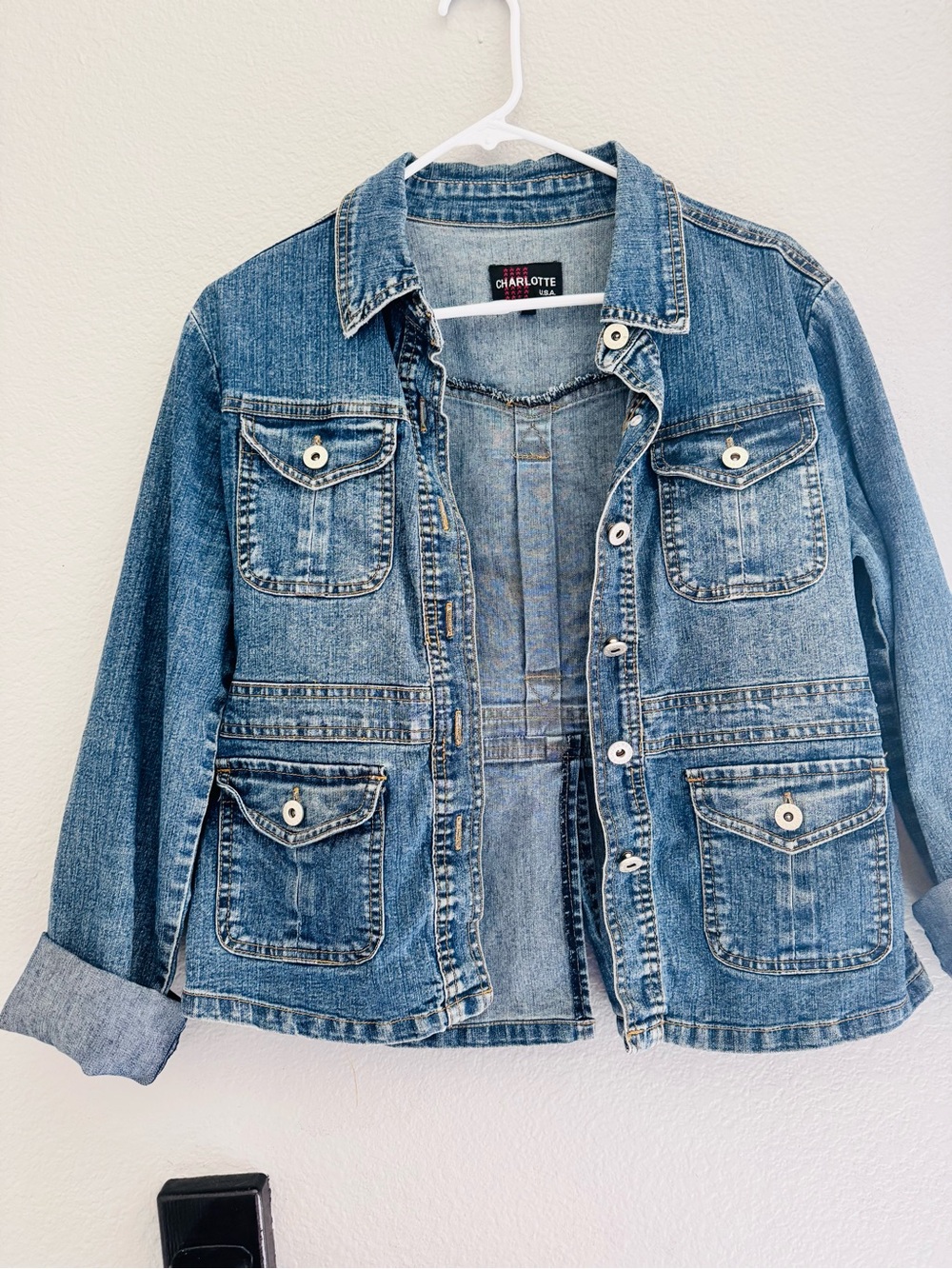Charlotte Russe Light Blue Denim Jean Jacket